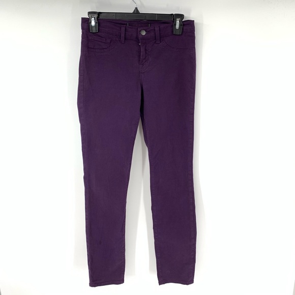 J.Brand Skinny Leg Jeans Aubergine Purple Stretch - Picture 2 of 7